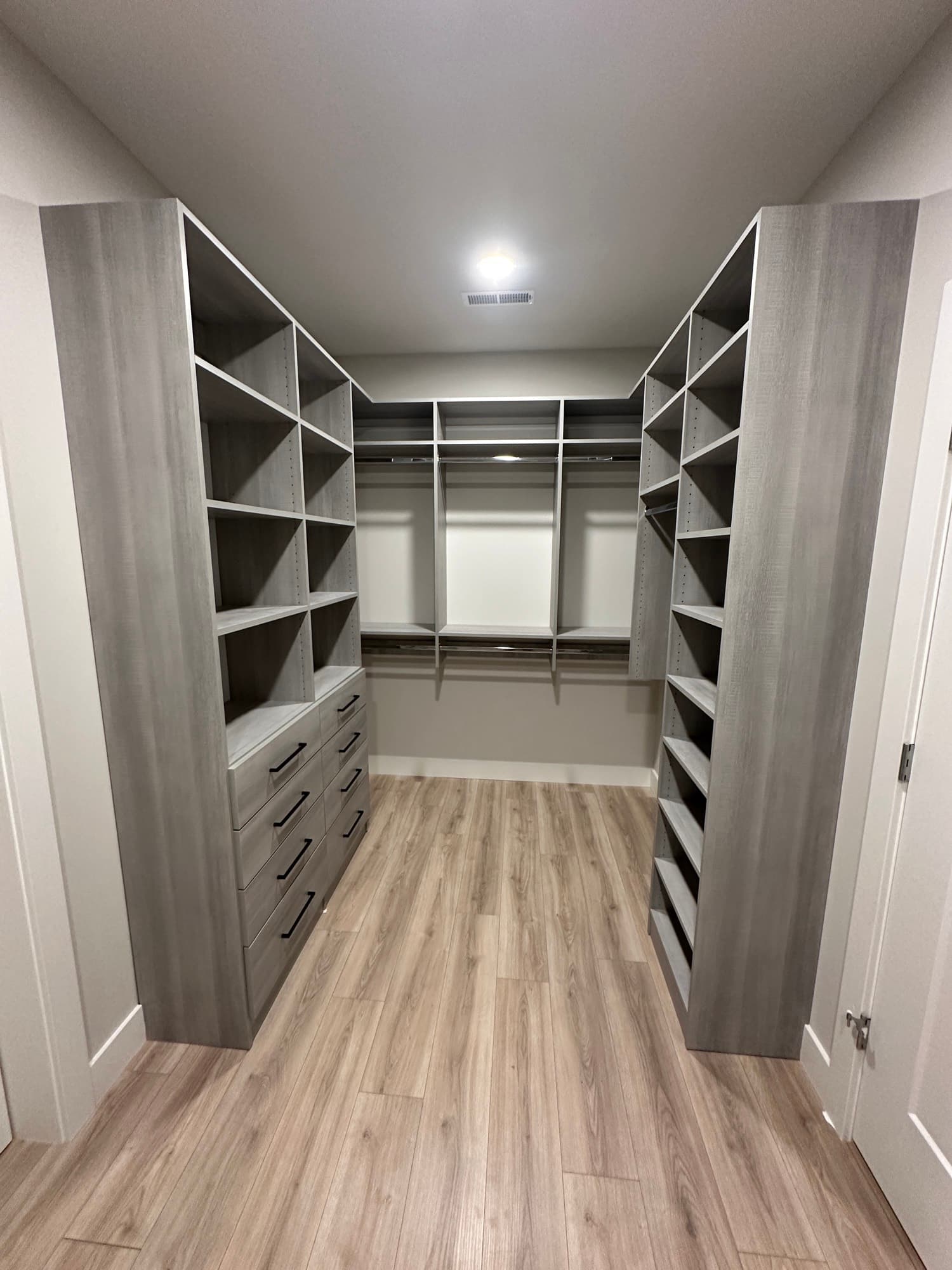 Custom closet design and installation process